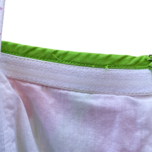 Lilly Pulitzer Pink & Kelly Green Tropical Elephant Sundress Sz- 10 - Picture 13 of 15